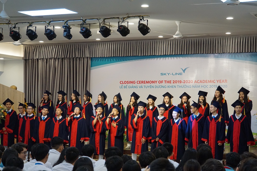 100% học sinh Sky-Line đỗ tốt nghiệp THPT Quốc gia.