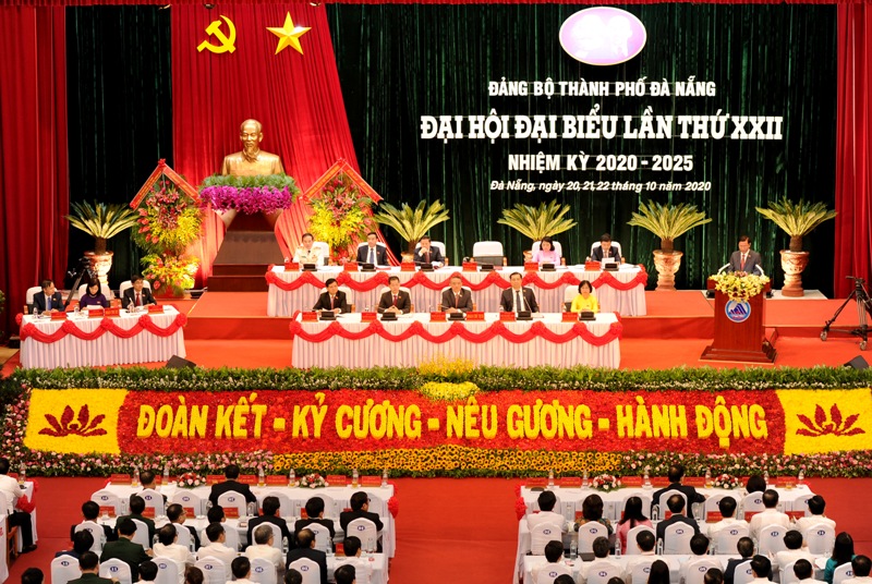 Khai mạc Đại hội đại biểu Đảng bộ thành phố Đà Nẵng lần thứ 22, nhiệm kỳ 2020-2025.