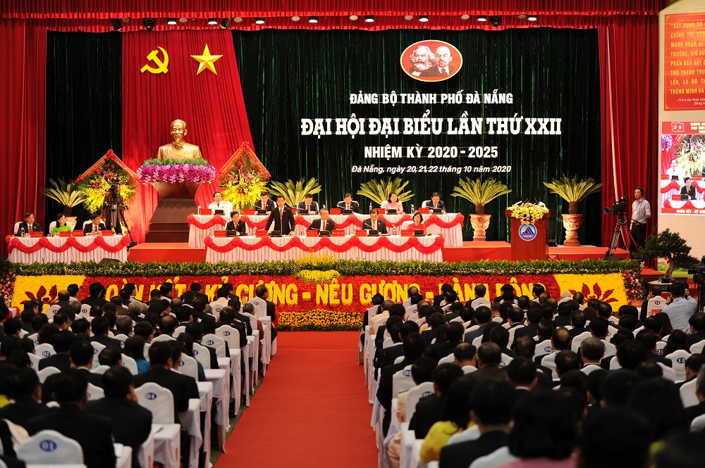 Đại hội đại biểu Đảng bộ thành phố Đà Nẵng lần thứ 22 khai mạc chính thức ngày 21/10.
