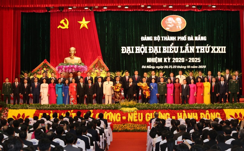 Ra mắt Ban Chấp hành Đảng bộ thành phố Đà Nẵng khóa XXII, nhiệm kỳ  2020-2025.