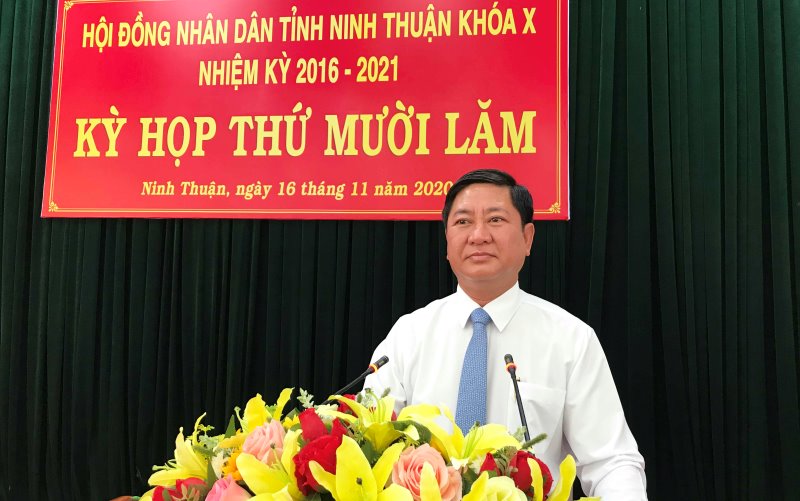 Ông Trần Quốc Nam tân chủ tịch UBND tỉnh Ninh Thuận.