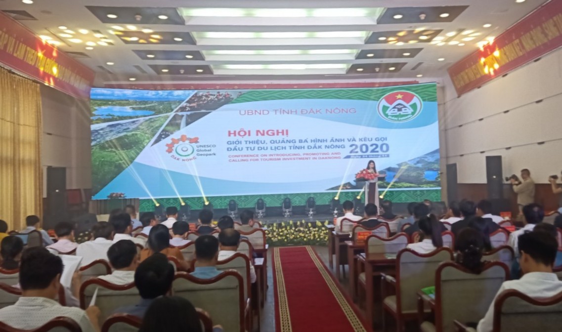 Tỉnh Đắk Nông đã tổ chức  “Hội nghị quảng bá và kêu gọi đầu tư du lịch tỉnh Đắk Nông năm 2020”.