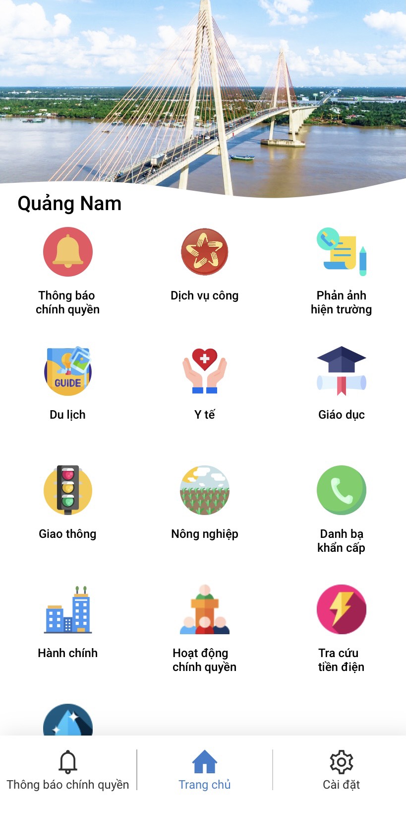 Tỉnh Quảng Nam đã triển khai Ứng dụng “Smart Quang Nam”.