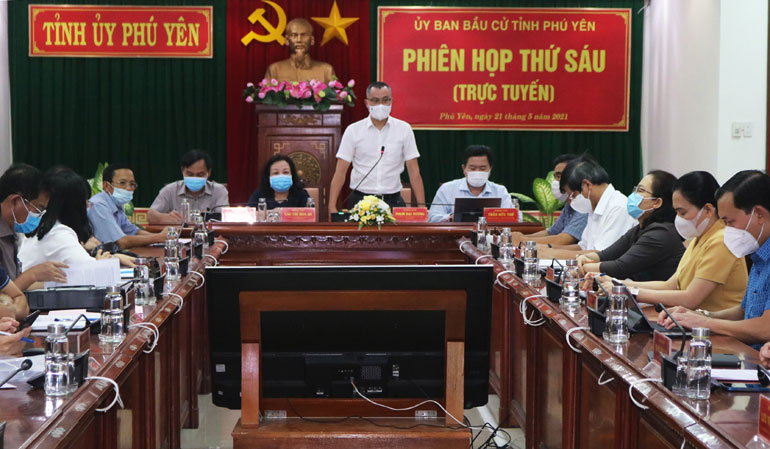 Bí thư Tỉnh ủy Phú Yên ông Phạm Đại Dương yêu cầu đảm bảo tốt công tác chuẩn bị Ngày hội bầu cử trên địa bàn tỉnh.
