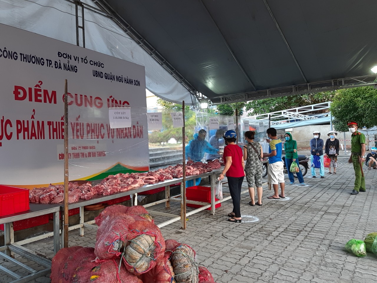Thành phố Đà Nẵng sẽ đảm bảo thực phẩm cho người dân trong 7 ngày dừng tất cả các hoạt động.