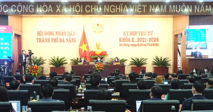 Hội đồng nhân dân (HĐND) TP.Đà Nẵng đã tổ chức kỳ họp thứ 4 nhiệm kỳ 2021-2026.
