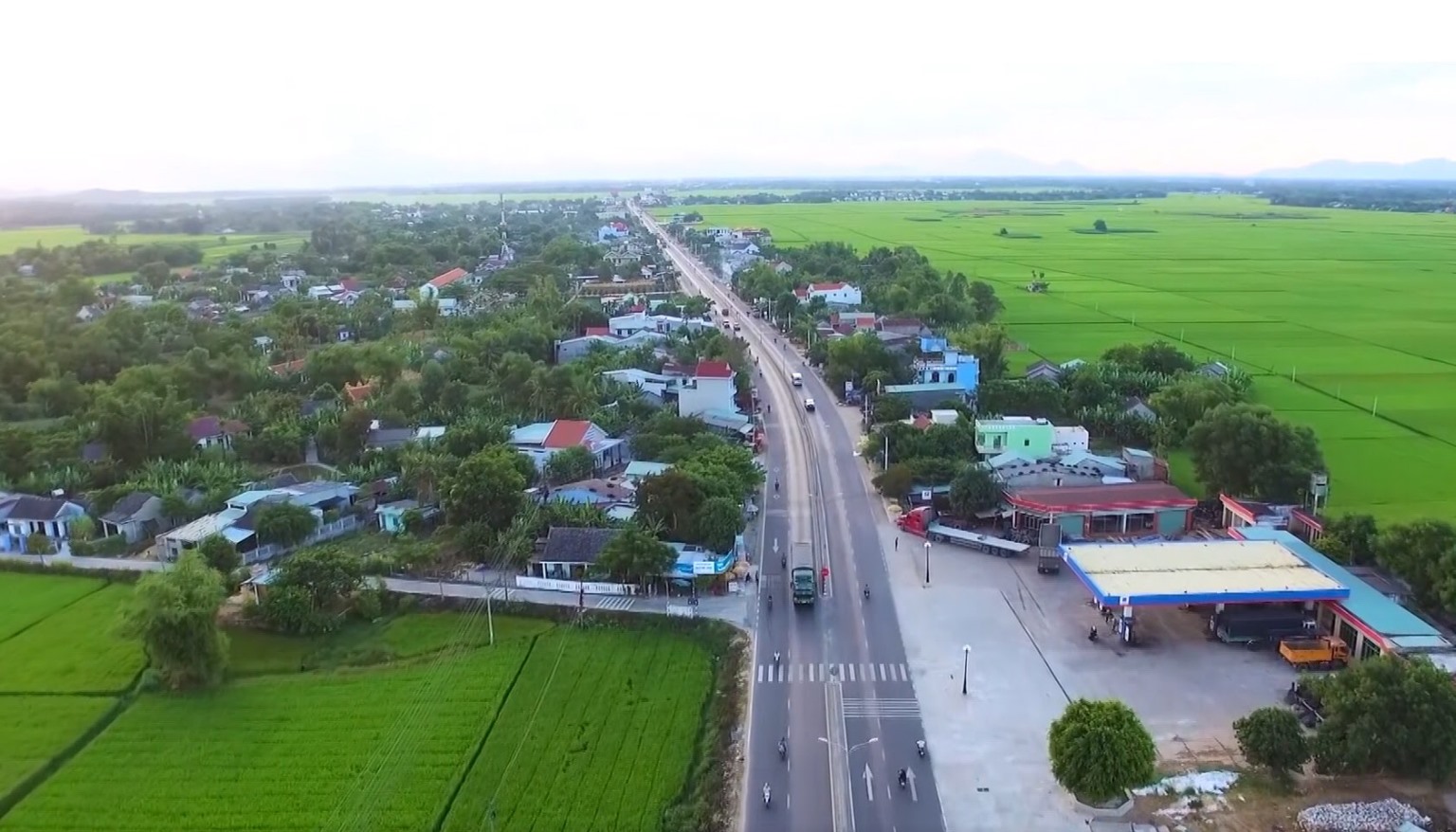 Khu dân cư Đông cầu Hương An có diện tích 22,4ha, trên địa bàn huyện Quế Sơn, tỉnh Quảng Nam.