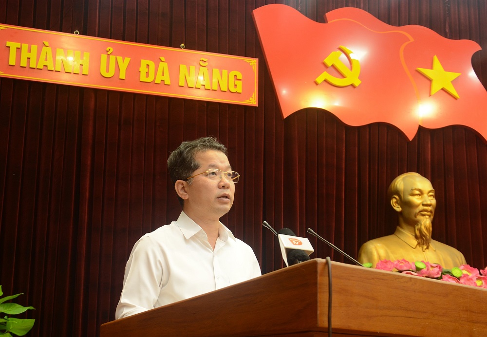Bí thư Thành uỷ Đà Nẵng Ông Nguyễn Văn Quảng nhấn mạnh đến yêu cầu tiếp tục cải thiện mạnh mẽ môi trường đầu tư, kinh doanh.