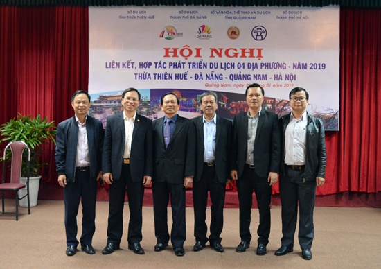 4 địa phương Quảng Nam - Đà Nẵng - Thừa Thiên Huế - Hà Nội cam kết phối hợp phát triển du lịch