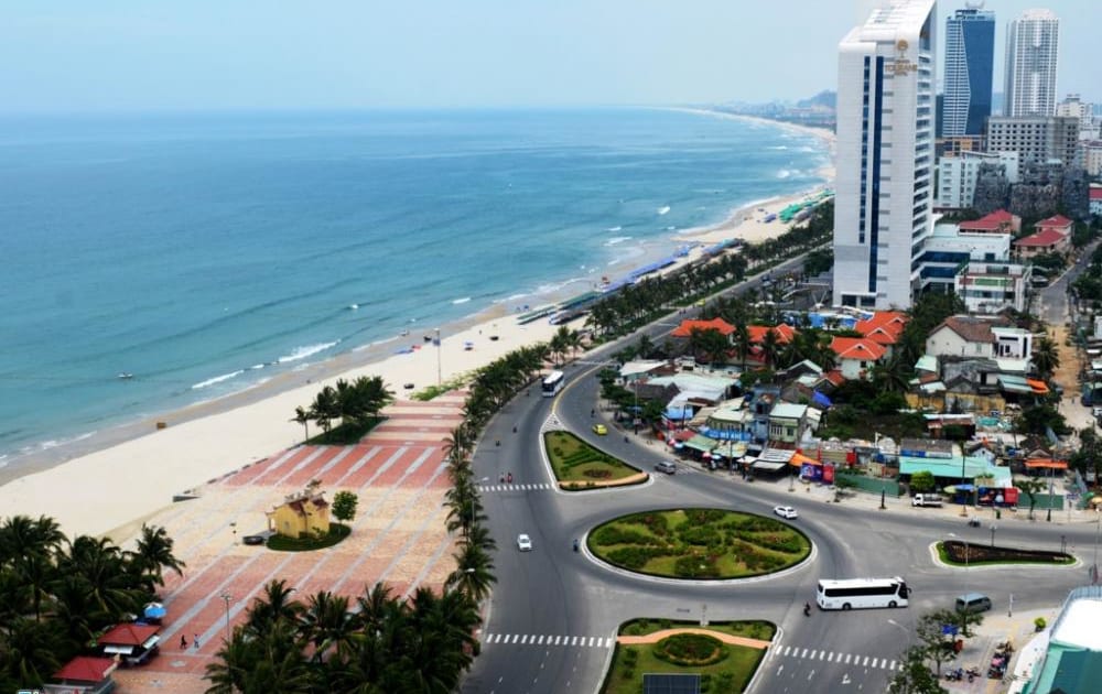 Khu vực ven biển Đà Nẵng trên trục đường Võ Nguyên Giáp có giá đất cao nhất so với khu vực khác.