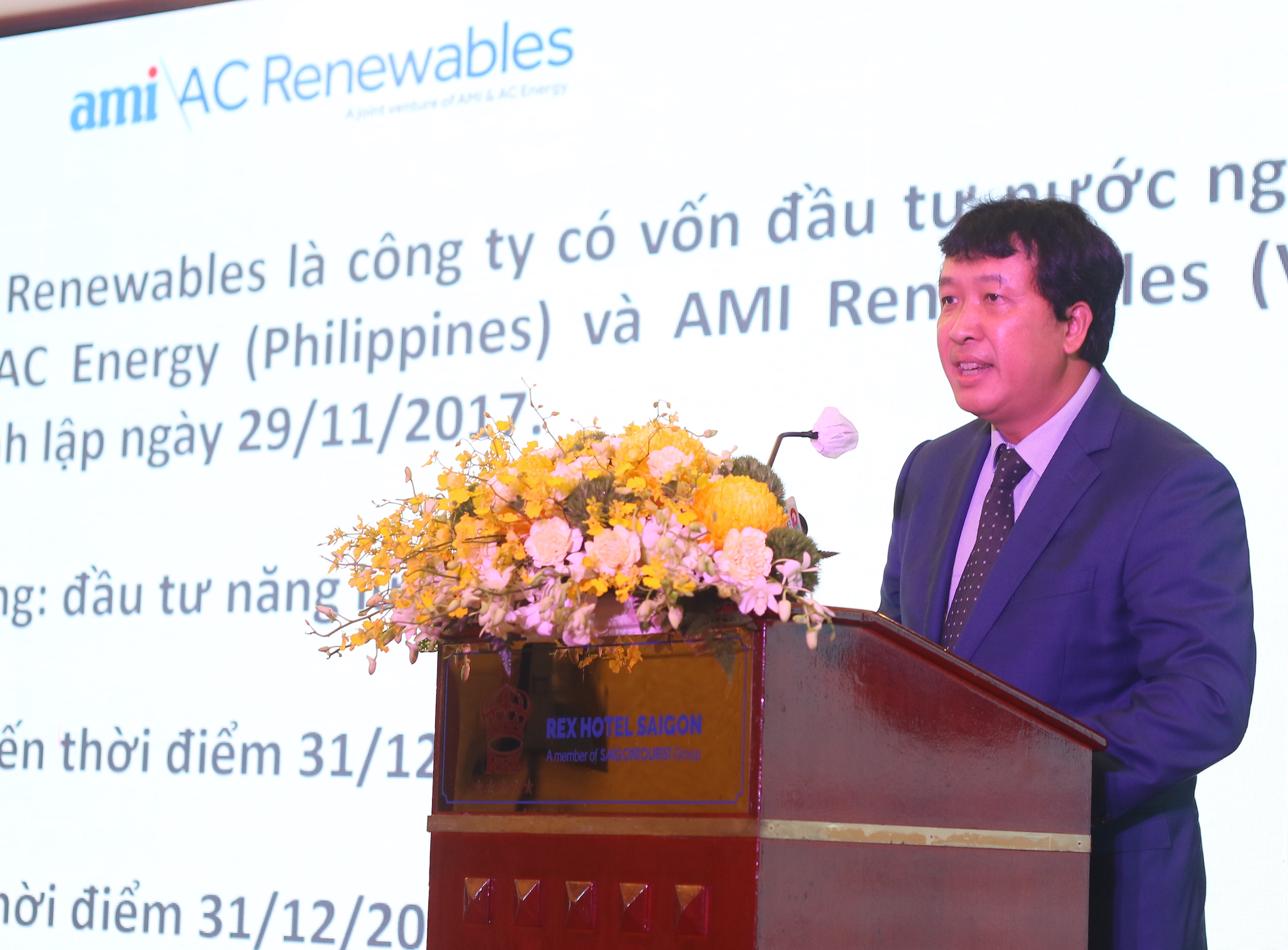 Ông Nguyễn Nam Thắng, Tổng giám đốc công ty AMI AC Renewables. (Ảnh: Lê Toàn).