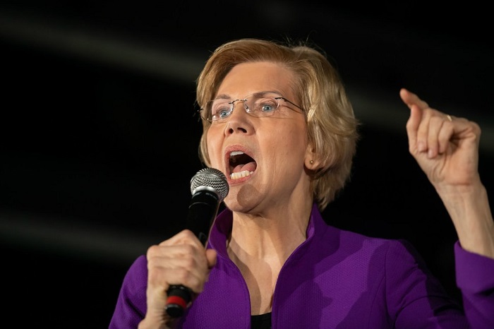 Thượng nghị sĩ Elizabeth Warren. Ảnh: AFP