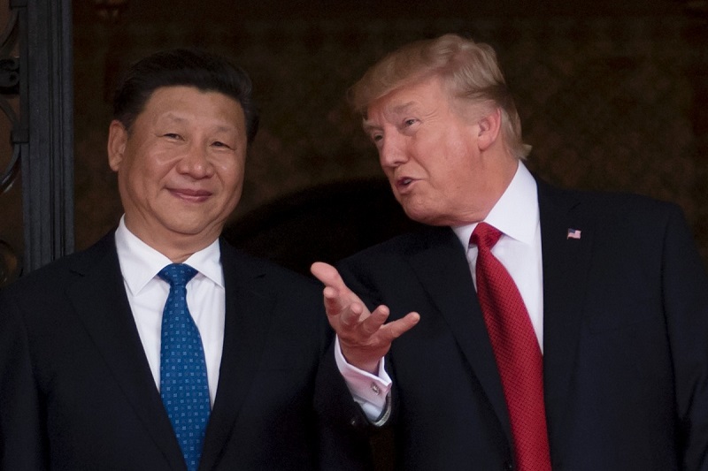 Chủ tịch Trung Quốc Tập Cận Bình và Tổng thống Mỹ Donald Trump. Ảnh tư liệu: AFP