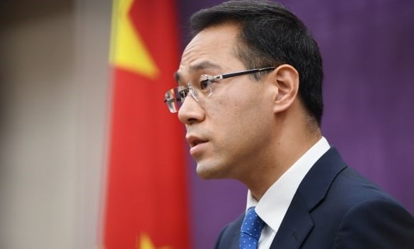 Người phát ngôn Bộ Thương mại Trung Quốc Cao Phong. Ảnh: AFP