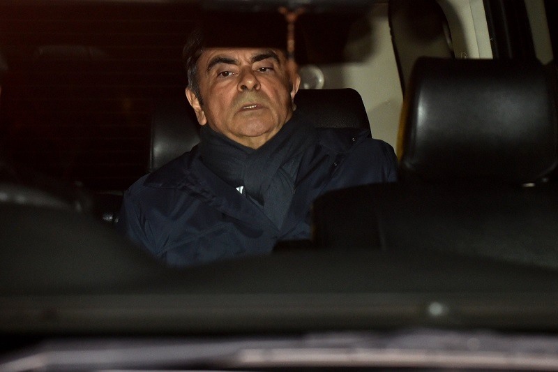 Cựu chủ tịch Nissan Carlos Ghosn. Ảnh: AFP