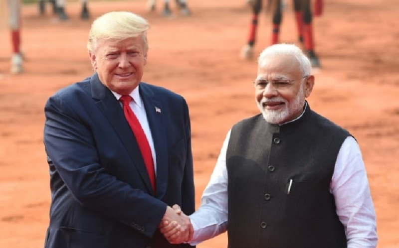 Tổng thống Mỹ Donald Trump và Thủ tướng Ấn Độ Narendra Modi đã nhất trí nhanh chóng kết thúc đàm phán thương mại để hai bên đi đến thỏa thuận thương mại song phương Mỹ - Ấn Độ giai đoạn 1. Ảnh: AFP