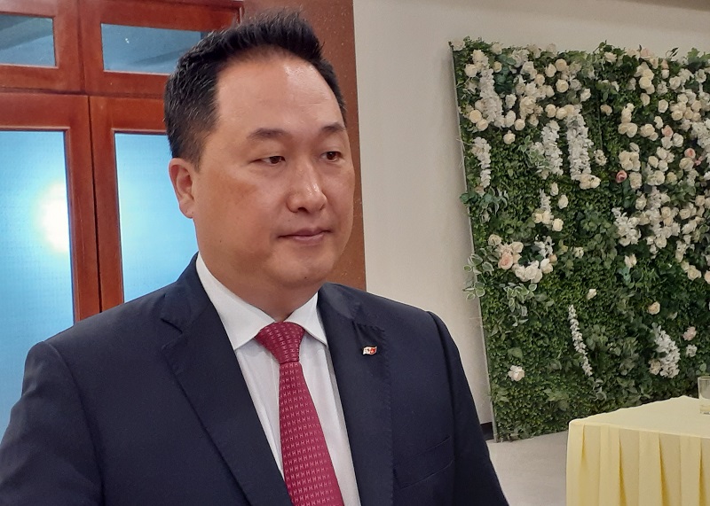 ông Hong Sun, Phó Chủ tịch Hiệp hội doanh nghiệp Hàn Quốc tại Việt Nam (Korcham). Ảnh: Lê Quân