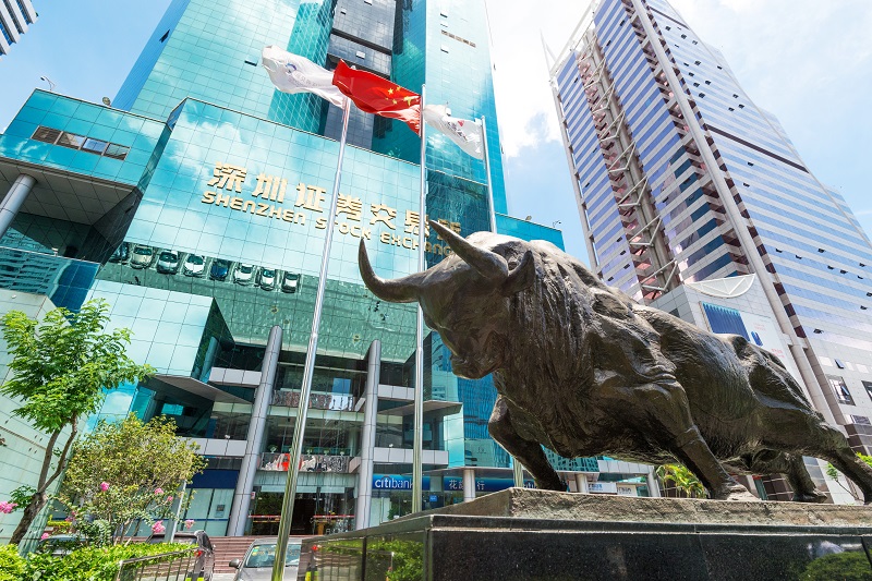 Chỉ số Shenzhen Component tăng 0,701% trong phiên giao dịch sáng 30/11. Ảnh: Shutterstock