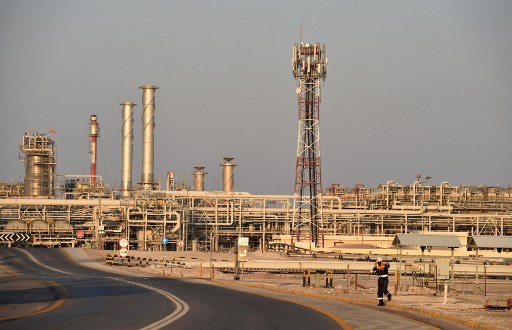 Nhà máy lọc dầu của Tập đoàn dầu mỏ quốc gia Aramco, Saudi Arabia. Ảnh: AFP