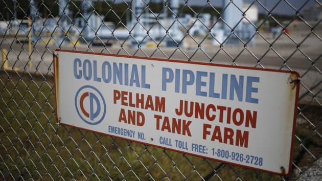 Colonial Pipeline là nhà cung cấp nhiên liệu chính cho miền Nam và miền Đông nước Mỹ. Ảnh: Bloomberg/Getty Images