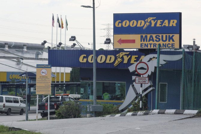 Một góc nhà máy sản xuất lốp xe Goodyear tại thành phố Shah Alam, Malaysia vào ngày 6/5/2021. Ảnh: Reuters