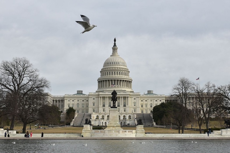 Điện Capitol hay còn gọi là Tòa nhà Quốc hội Mỹ. Ảnh: AFP