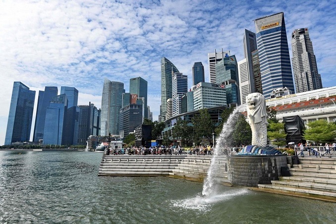 Mức tăng trưởng 7,6% trong năm 2021 cho thấy khả năng phục hồi mạnh mẽ của nền kinh tế Singapore, bất chấp những rủi ro liên quan đến Covid-19. Ảnh: AFP