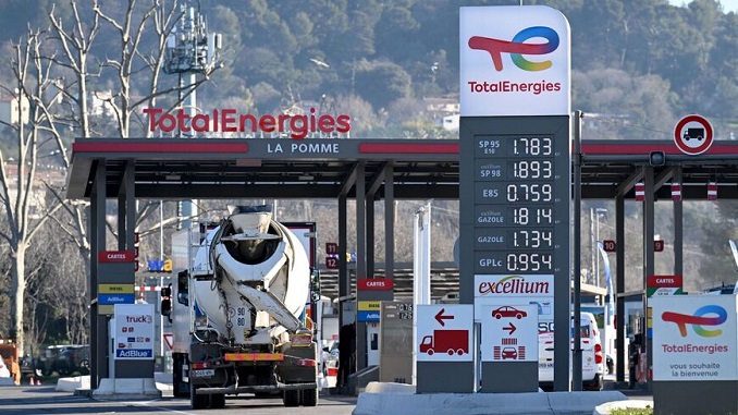 Một trạm xăng dầu ở Marseille, miền nam nước Pháp. Ảnh: AFP