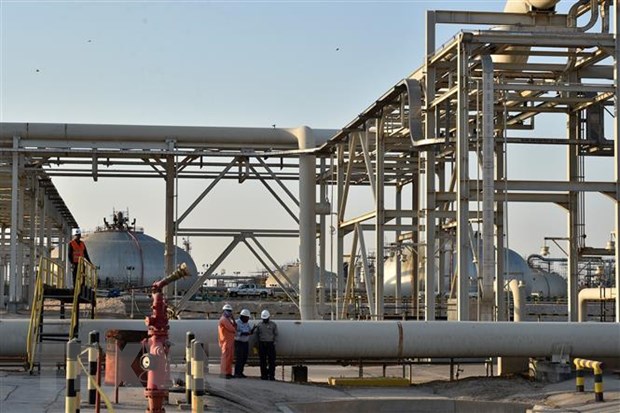 Nhà máy lọc dầu Abqaiq của Công ty Aramco ở Saudi Arabia. Ảnh: AFP/TTXVN
