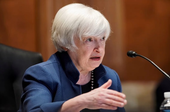 Bộ trưởng tài chính Mỹ Janet Yellen. Ảnh: Reuters