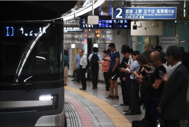 Công ty tàu điện ngầm Tokyo Metro dự kiến tiến hành IPO vào ngày 23/10/2024 với giá trị thương vụ ước đạt 2,3 tỷ USD. Ảnh: AFP