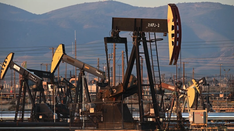 Mỏ dầu South Belridge tại Quận Kern, bang California, Mỹ. Ảnh: AFP