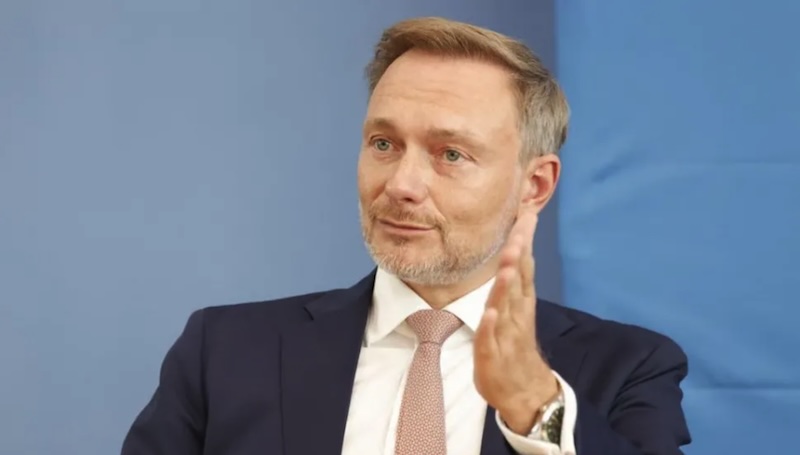 Bộ trưởng tài chính Đức Christian Lindner. Ảnh: AFP