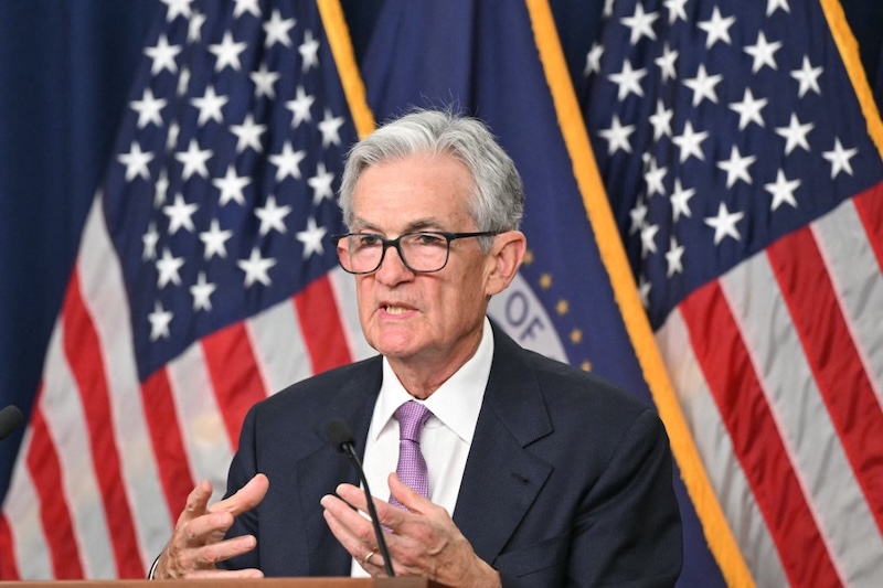 Ông Jerome Powell - Chủ tịch Cục Dự trữ Liên bang Mỹ (Fed). Ảnh: AFP