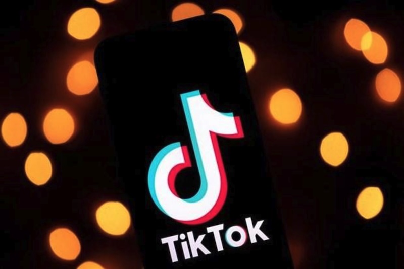 Biểu tượng mạng xã hội TikTok. Ảnh: AFP