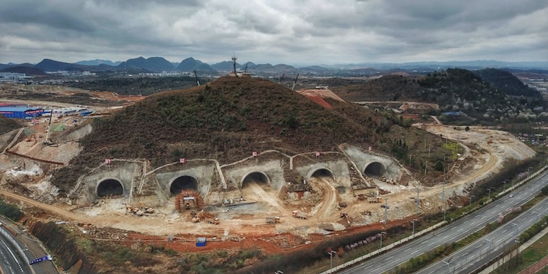 Một trung tâm dữ liệu mà Tencent xây dựng tại Quý Châu. Ảnh tư liệu: AFP