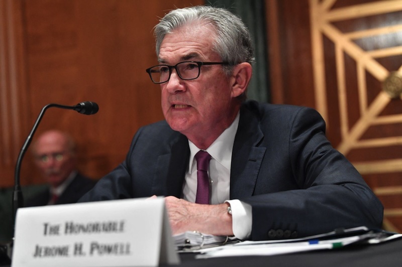 Chủ tịch Cục Dự trữ Liên bang Mỹ (Fed) Jerome Powell. Ảnh: AFP