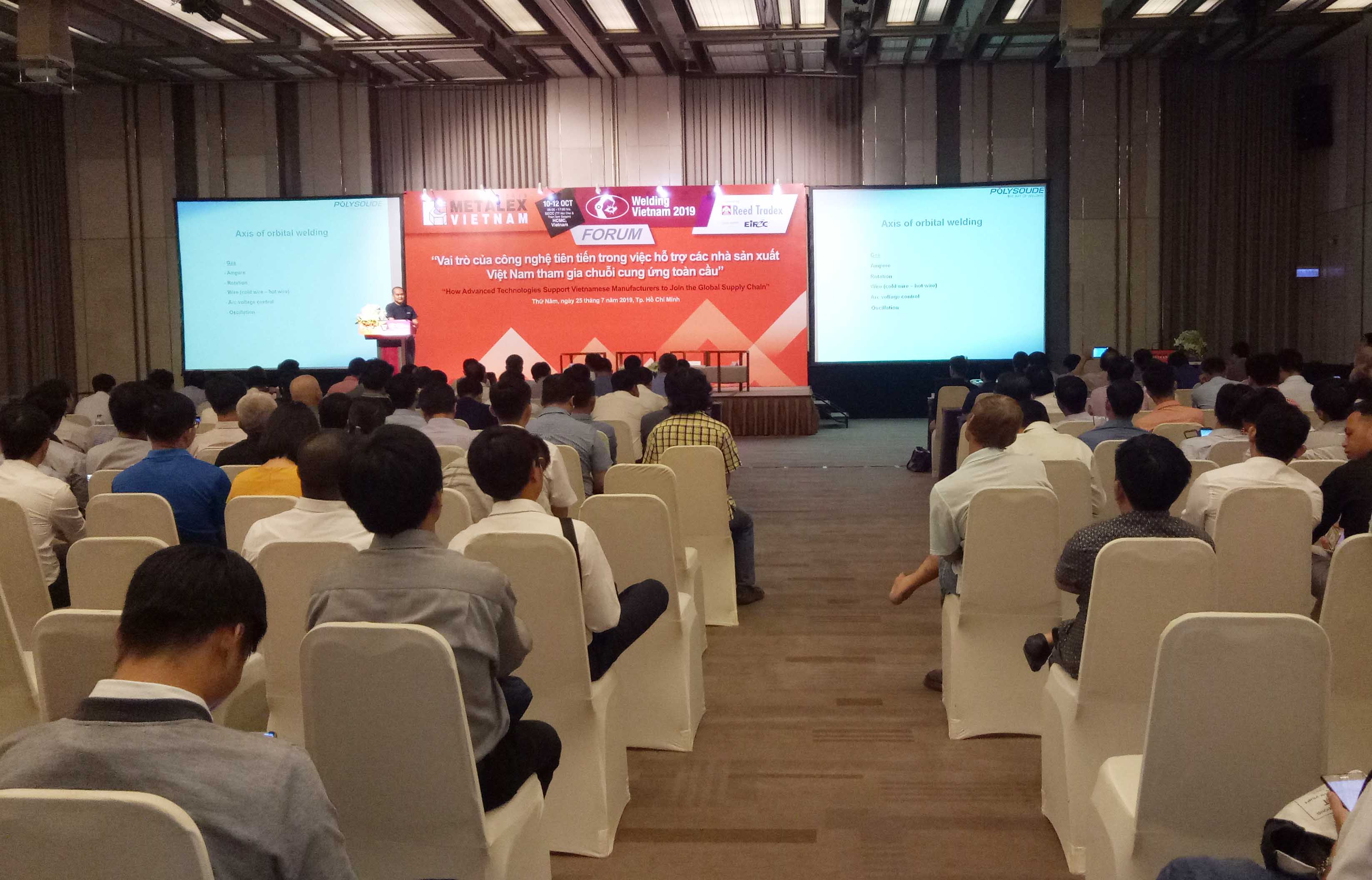 Hội thảo về công nghệ tiên tiến là một hoạt động của Metalex Vietnam 2019.