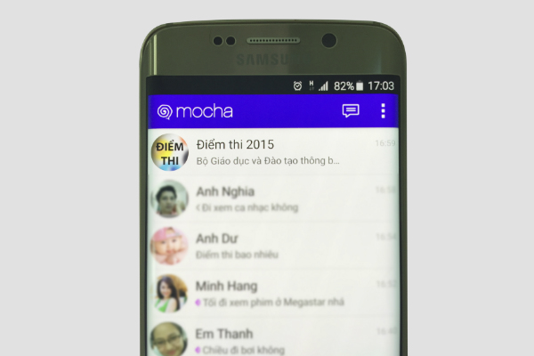 Tra cứu điểm thi nhanh và miễn phí trên ứng dụng Mocha Messenger