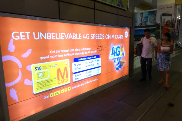 Mạng 4G đã được sử dụng rộng rãi tại Singapore từ năm 2014. Ảnh: Hữu Tuấn