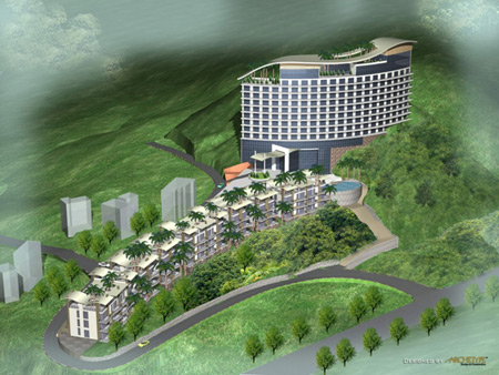 Phối cảnh Dự án Khách sạn Sông Đà - Hạ Long