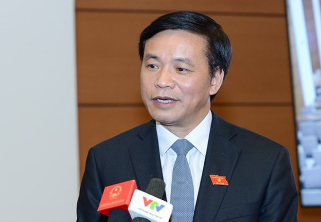 Ông Nguyễn Hạnh Phúc, Chủ nhiệm Văn phòng Quốc hội, Tổng Thư ký Quốc hội.