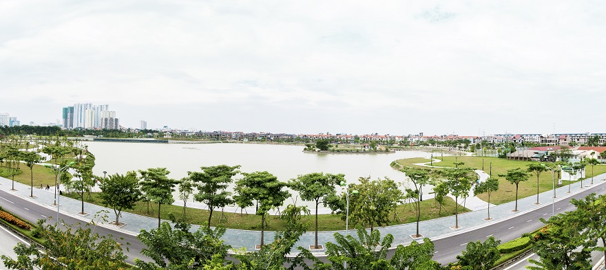 Pic 1: An Bình City sở hữu hồ điều hòa lớn nhất nội đô lên tới 15ha