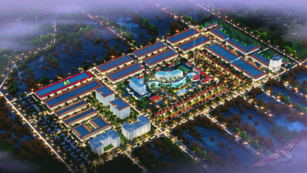 Phối cảnh Khu đô thị Hoàng Long nằm trong quy hoạch khu tây Nha Trang.
