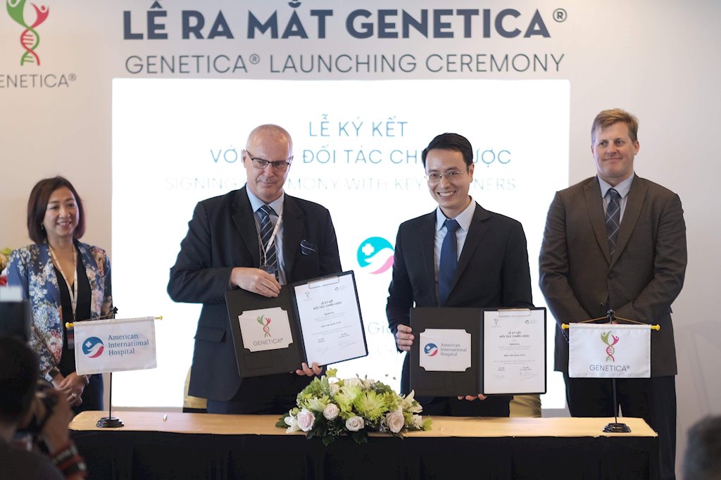 Ký kết hợp tác chiến lược giữa Genetica việt Nam với Bệnh viện Quốc tế Mỹ
