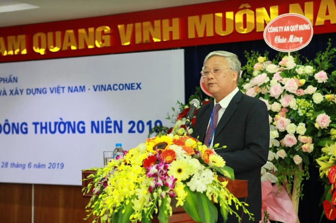 Đào Ngọc Thanh, Chủ tịch HĐQT tại Đại hội cổ đông Vinaconex 2019