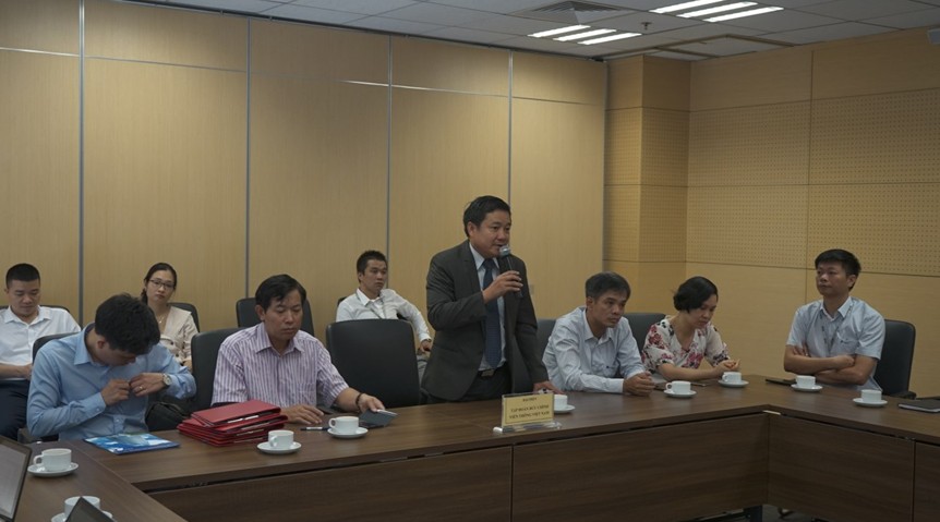 Ông Huỳnh Quang Liêm, Phó Tổng giám đốc VNPT phát biểu tại Lễ ký kết