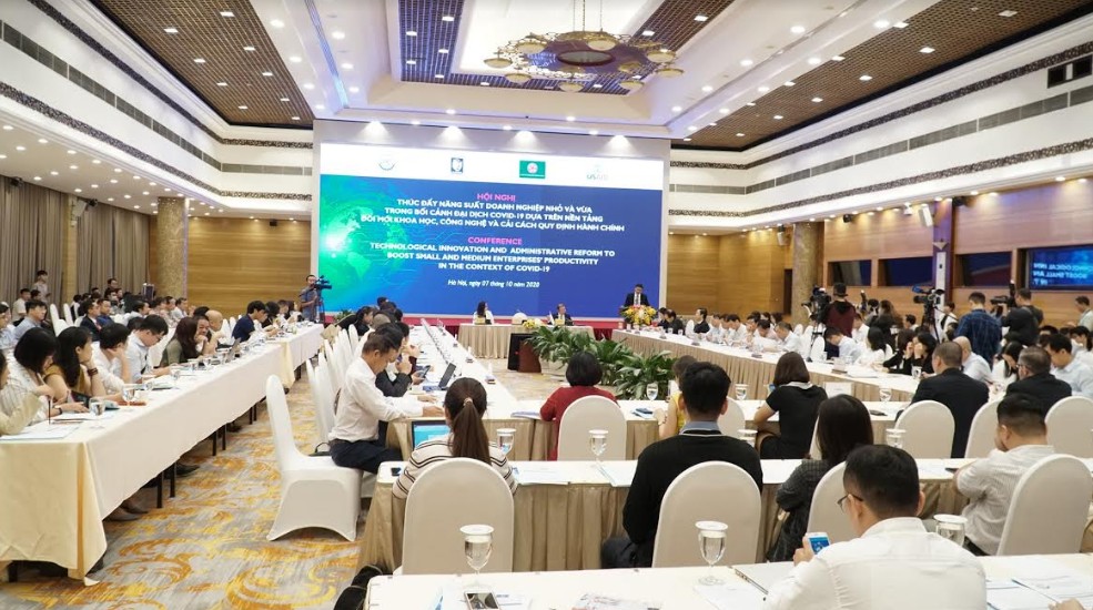 Bộ Khoa học và Công nghệ, Hiệp hội doanh nghiệp nhỏ và vừa Việt Nam (VINASME) đã phối hợp tổ chức Hội nghị “Thúc đẩy năng suất doanh nghiệp nhỏ và vừa Việt Nam trong bối cảnh đại dịch Covid-19 dựa trên nền tảng đổi mới khoa học công nghệ và cải cách quy định hành chính”.