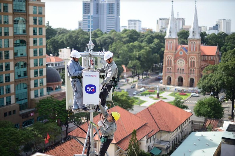 MobiFone thử nghiệm mạng 5G tại Hà Nội