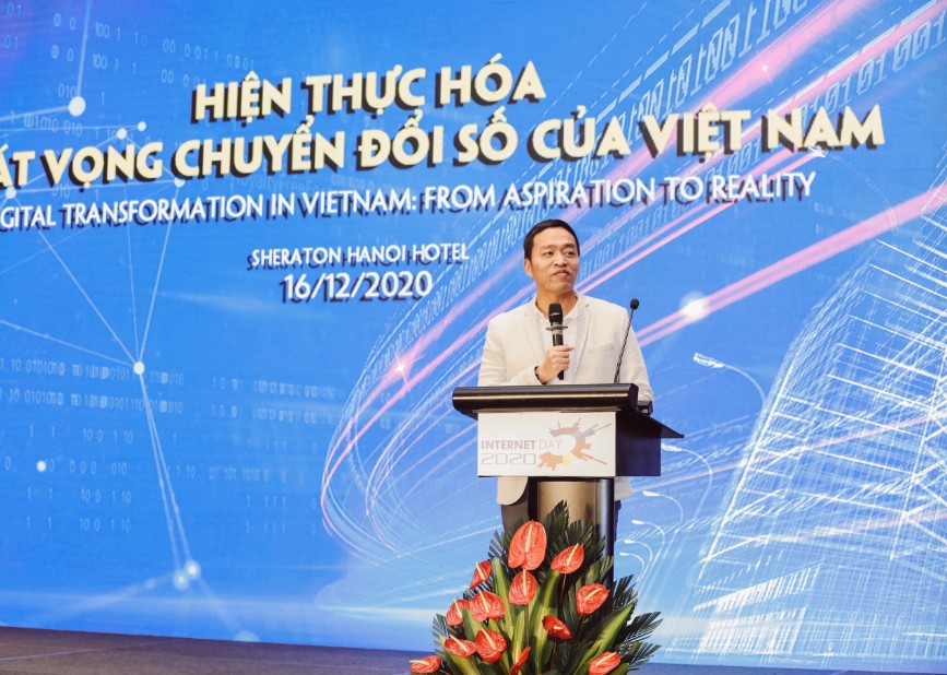 Chủ tịch - Tổng giám đốc VNG Lê Hồng Minh chia sẻ tại 